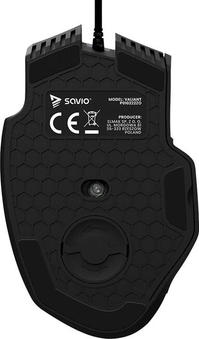 Savio Valiant RGB Gaming Mouse schwarz, USB