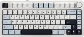 Epomaker x Aula F75, Light Blue, LEDs RGB, hot-swap, LEOBOG Reaper, USB/Bluetooth, US