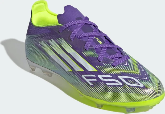 adidas F50 Elite FG purple rush/cloud white/lucid lemon (Junior)