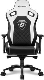 Sharkoon Skiller SGS4 Gamingstuhl, schwarz/weiß