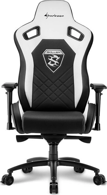 Sharkoon Skiller SGS4 Gamingstuhl, schwarz/weiß