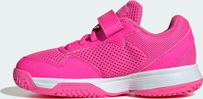 adidas Courtflash Hook-and-Loop lucid pink/cloud white (Junior)