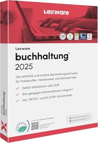 Lexware Buchhaltung 2025 Jahresversion, PKC (deutsch) (PC)