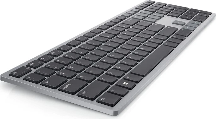 Dell KB700 Multi-Device Wireless Keyboard, Titan Gray, grau/schwarz, USB/Bluetooth, DE
