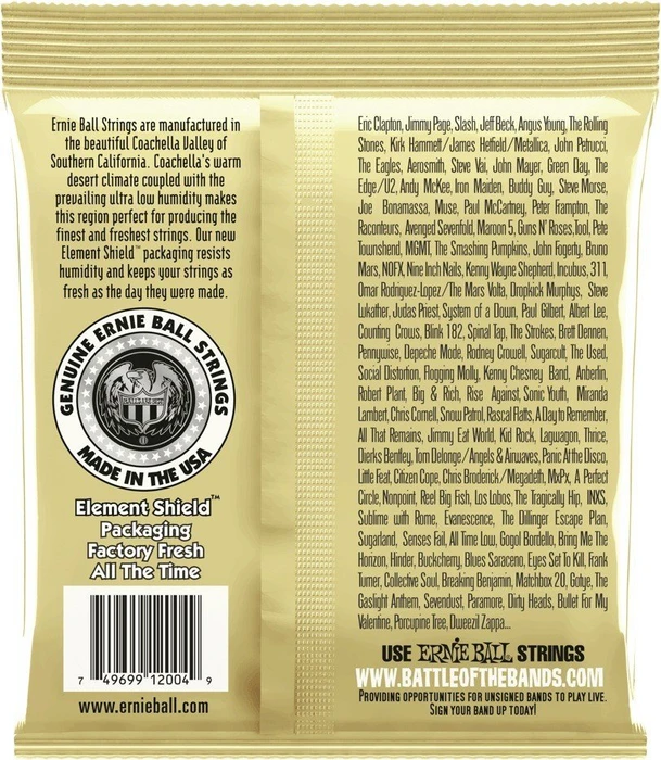 Ernie Ball Earthwood 80/20 Bronze Light