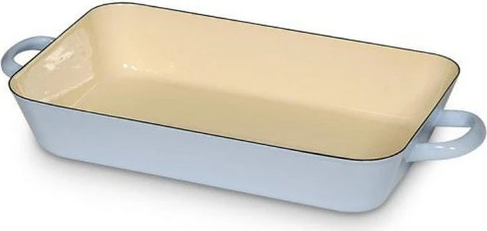 Riess Pastell Bratpfanne 33x20cm 6l blau