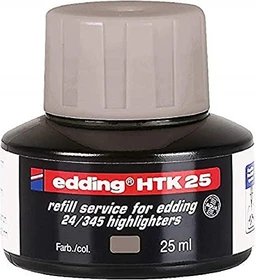 edding HTK25 Textmarker Tintenflasche grau, 25ml
