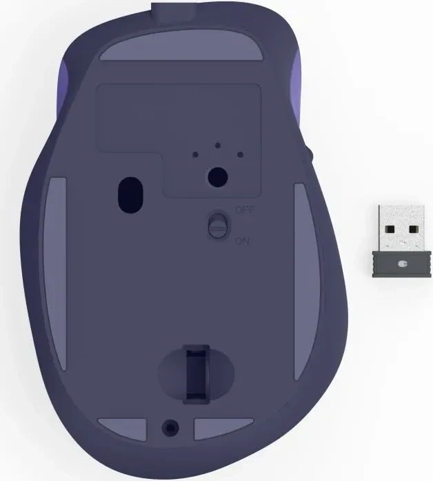 Hama MW-500 Ergonomic Silent Wireless blau, USB