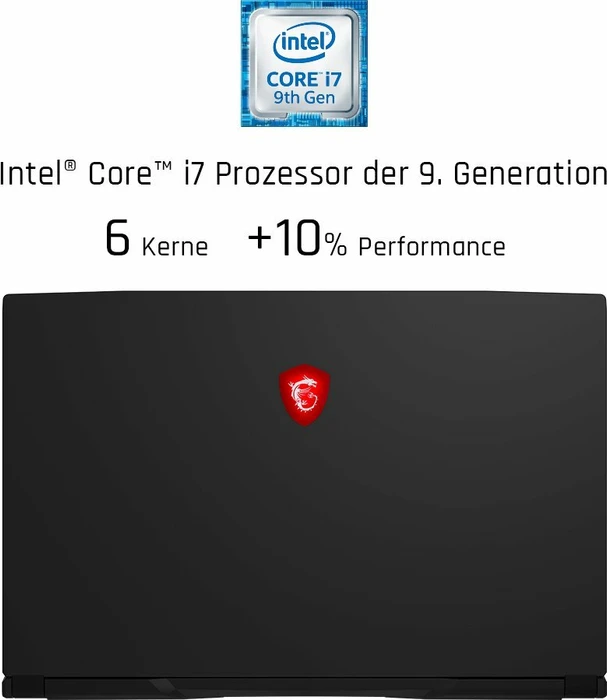 MSI GL75 Thin 9SE-228, Core i7-9750H, 16GB RAM, 256GB SSD, 1TB HDD, GeForce RTX 2060, DE