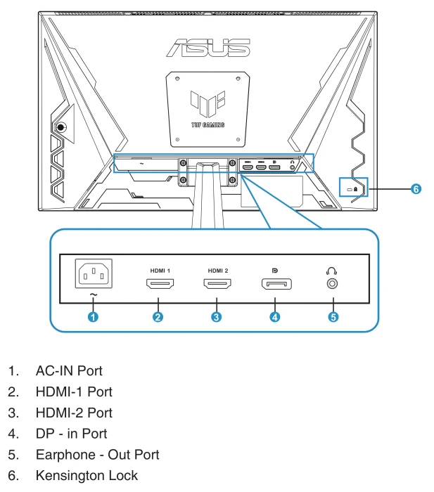 ASUS TUF Gaming Series 5 VG259QM5A, 24.5"