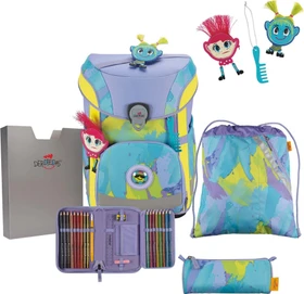 DerDieDas ErgoFlex Easy Hippie Hair Schultaschen-Set, 5-tlg.