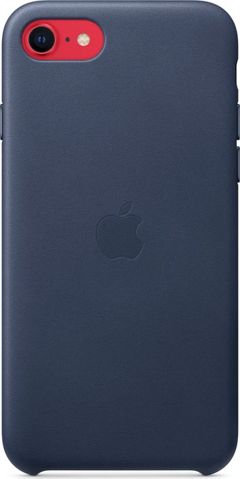 Apple Leder Case für iPhone SE (2020) mitternachtsblau