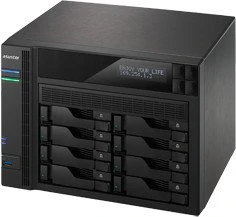 Asustor AS7008T, 2GB RAM, 2x RJ-45 1000Base-T, 3x USB-A 3.0