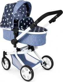 Bayer Chic 2000 Mika Kombipuppenwagen Sternchen navy
