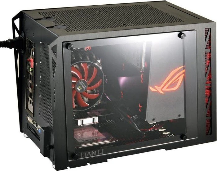 Lian Li PC-Q17WX schwarz, Acrylfenster, Mini-ITX