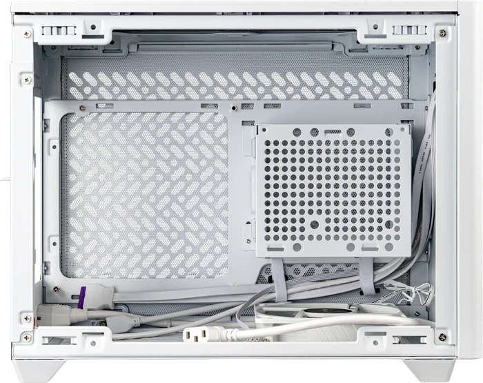 Cooler Master MasterBox NR200P [V2], weiß, Glasfenster, Mini-ITX