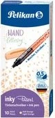 Pelikan inky Pastell Tintenroller (Mine) orange, Rechtshänder, 10er-Pack, Faltschachtel