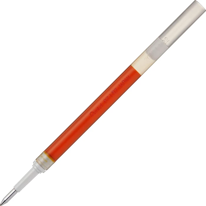 Pentel EnerGel Roller Pen LR7-GX Tintenrollermine 0.35mm (0.7mm Ball) gelb, 12er-Pack