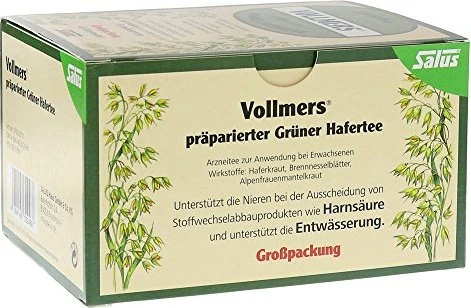 Salus Vollmers Grüner Hafertee Beutel, 40 Stück