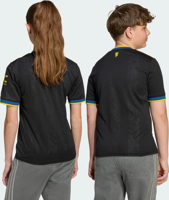 adidas Manchester United 2026/2027 Ausweichtrikot kurzarm schwarz (Junior)