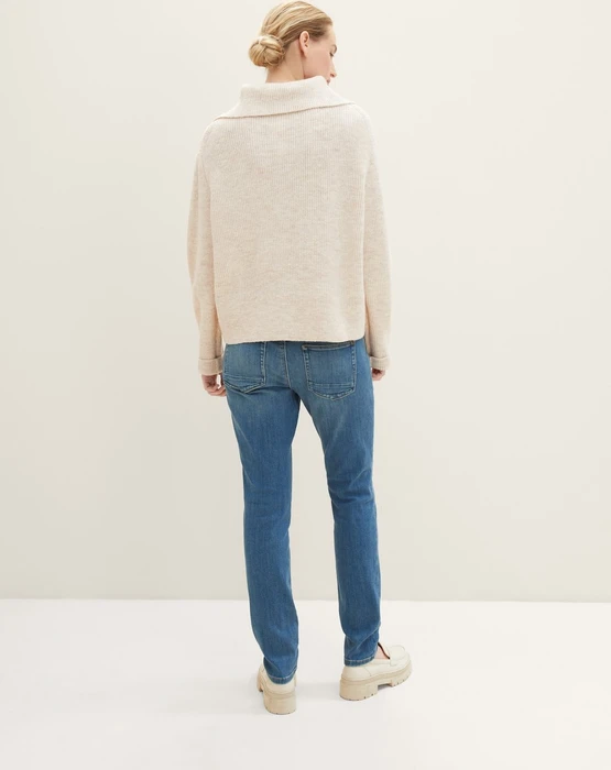 Tom Tailor Tapered Jeans Jeans used mid stone blue denim (Damen)