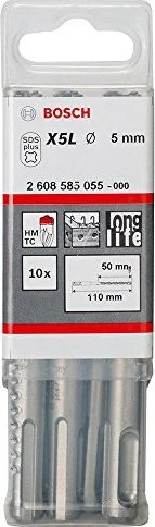 Bosch Professional SDS-plus-7X Hammerbohrer, 12x200x265mm, 10 Stück