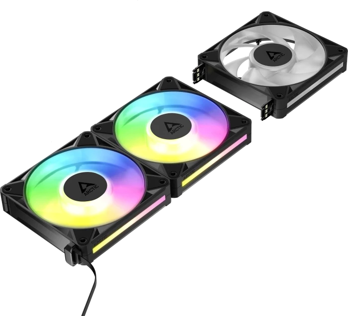 ARCTIC BioniX P14 A-RGB, schwarz, 140mm, 3er-Pack