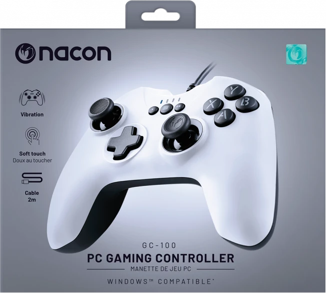 Nacon GC-100XF Game Controller weiß (PC)