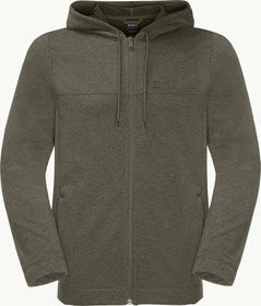 Jack Wolfskin Waldsee Hooded Jacke island moss (Herren)