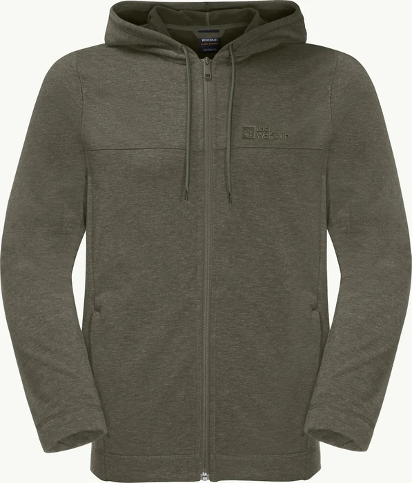 Jack Wolfskin Waldsee Hooded Jacke island moss (Herren)