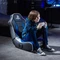 X Rocker Sony Playstation 5 Geist 2.0 Floor Rocker Gaming-Bodensessel für Kinder/Jugendliche, schwarz/blau Vorschaubild