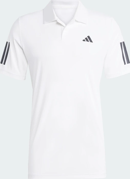 adidas Club 3-Streifen Tennis Poloshirt kurzarm weiß (Herren)