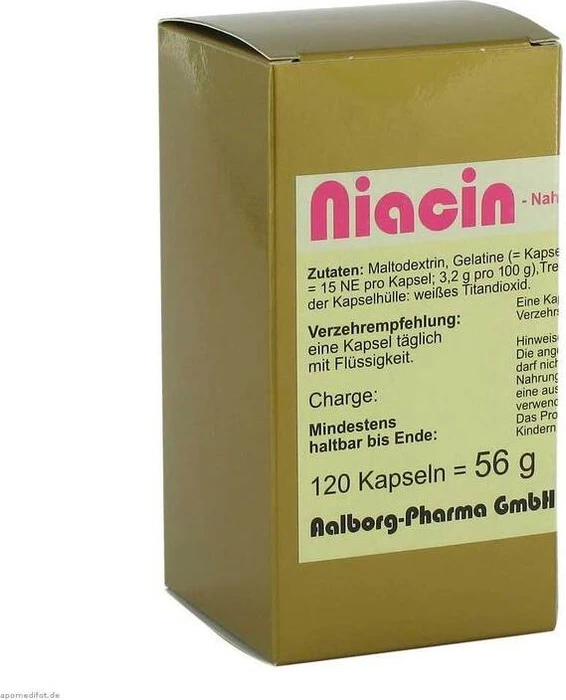 FBK-Pharma Niacin Kapseln, 120 Stück