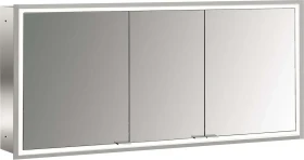 Emco Prime Facelift LED-Lichtspiegelschrank 140cm, 3 Türen, Unterputzmodell