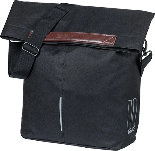 Basil City Shopper MIK Hooks Gepäcktasche schwarz
