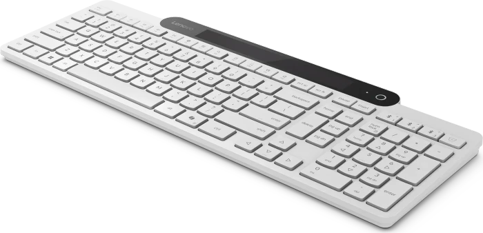 Lenovo 800 Self-Charging Bluetooth Keyboard, weiß, Bluetooth, ES