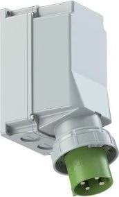 PCE CEE-Wandgerätestecker 125A 4p 10h IP67 POWER TWIST