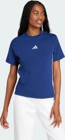 adidas Essentials 3-Streifen Cotton T-Shirt kurzarm dark blue/white (Damen)