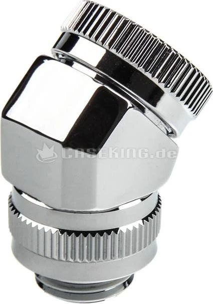 Phanteks Glacier Rohranschluss 45° G1/4" auf 12mm chrome