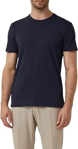 s.Oliver Baumwollstretch T-Shirt kurzarm navy (Herren)