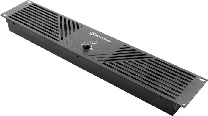 SilverStone 19" externes Lüftermodul, mit 4x 80mm Lüfter, schwarz, 2HE