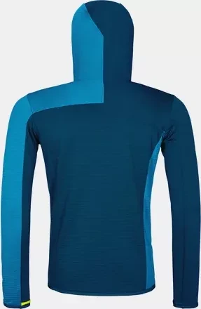 Ortovox Fleece Light Grid Hooded Funktionsjacke petrol blue (Herren)