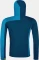 Ortovox Fleece Light Grid Hooded Funktionsjacke petrol blue (Herren) Vorschaubild