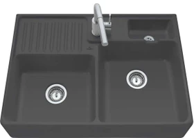 Villeroy & Boch Spülstein Becken rechts graphite