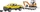 Bruder RAM Rental Service mit Minibagger (02546)
