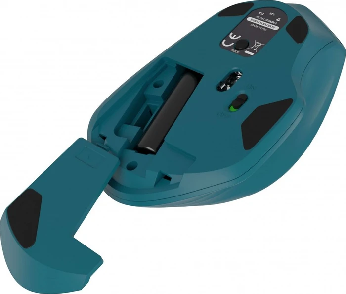 Natec Siskin 2 Wireless Silent Mouse blau, USB/Bluetooth