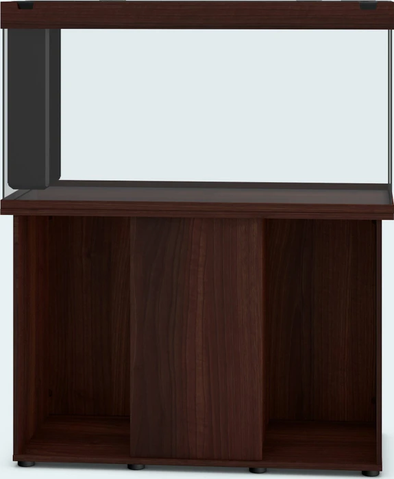 Juwel Rio 350 LED Aquarium-Set mit Unterschrank, dunkles Holz/dunkles Holz, 350l