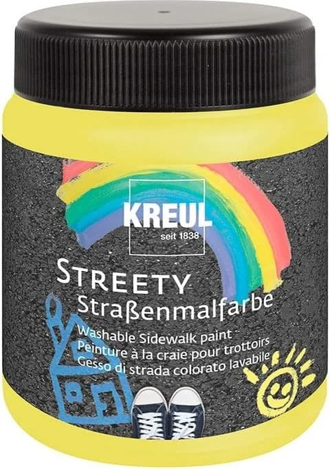 Kreul Streety Straßenmalfarbe, gummientengelb, 200ml