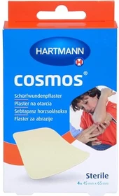 Hartmann cosmos Schürfwundenpflaster steril, 4.5 x 6.5cm, 4 Stück