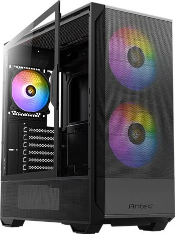 Antec NX416L, schwarz, Glasfenster